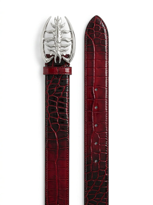 Heavy Duty Metal Ribbed Buckle Niche Belt